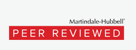 Martindale Hubble Peer Review Rated Badge