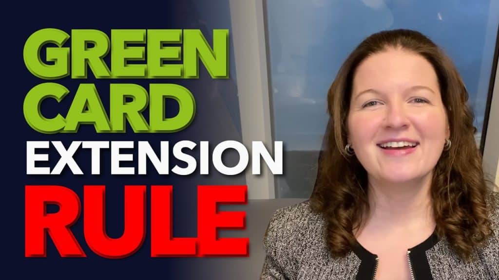 green card extension