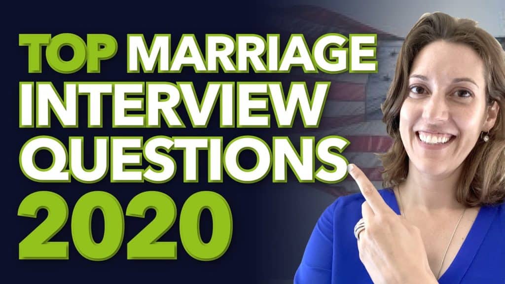 top marriage interview questions