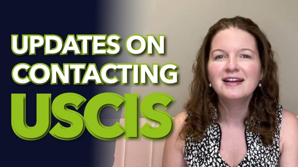 updates on contacting uscis