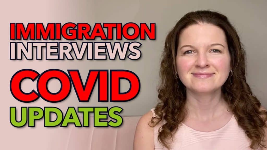 immigration interviews covid