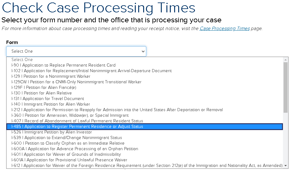 case processing times case processing times