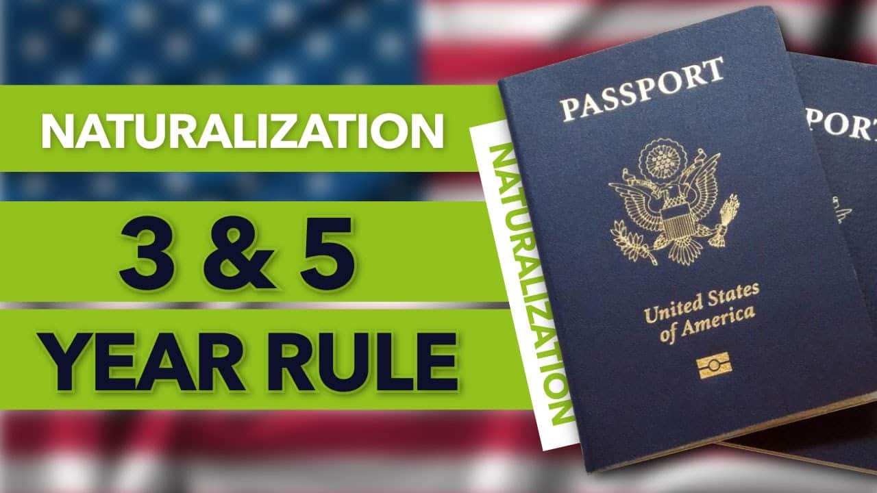 Naturalization 3 5 Year Rule Immigration For Couples