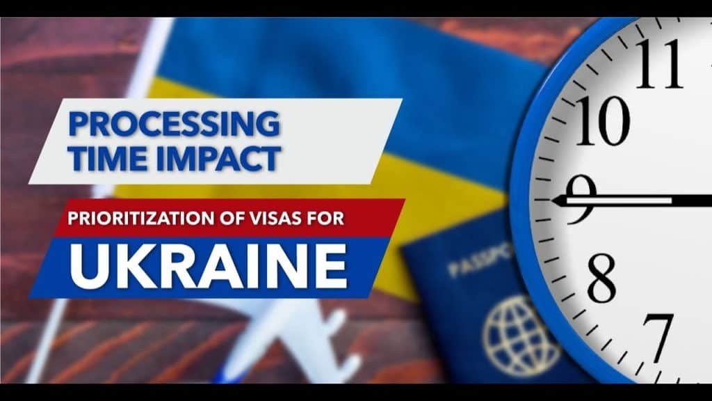 prioritization of visas for ukraine